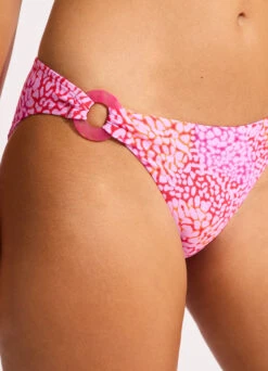 Sea Skin Trim Side Hipster Bikini Bottom - Fuchsia Rose -Bikinis Store 40667 064 FuchsiaRos 7