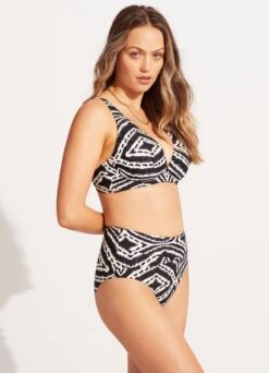 Zanzibar High Waisted Pant - Black 9 Zanzibar High Waisted Pant - Black -Bikinis Store 40673 049 Black 5