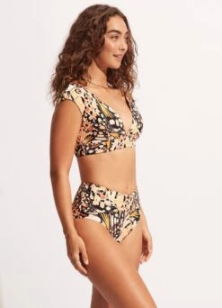 Take Flight High Waisted Pant - Mandarin -Bikinis Store 40673 914 Mandarin 5