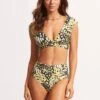Take Flight High Waisted Pant - Wild Lime -Bikinis Store 40673 914 Wild 20Lime 3