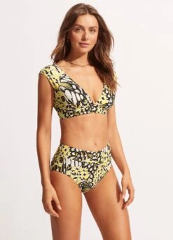 Take Flight High Waisted Pant - Wild Lime -Bikinis Store 40673 914 Wild 20Lime 5