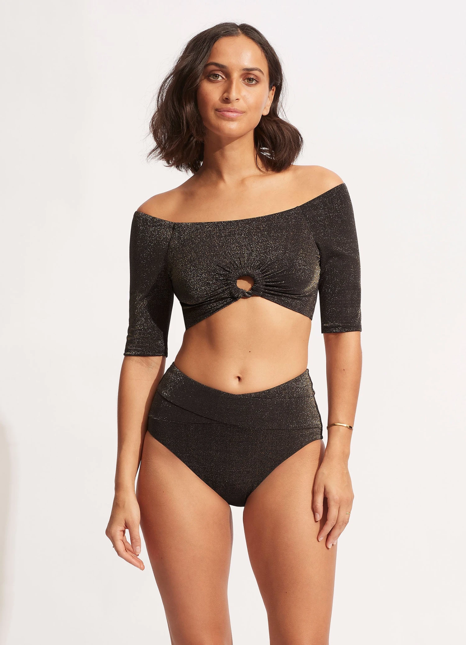 Poolside High Waist Pant - Sepia 4 Poolside High Waist Pant - Sepia - Image 2