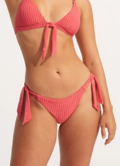 Havana Hipster Tie Side - Sun Kissed Coral -Bikinis Store 40678 815 SunKisdCrl 4