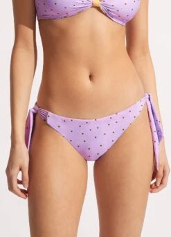 Paradise Garden Hipster Tie Side - Lilac Spot -Bikinis Store 40678 960 Lilac 20Spot 3