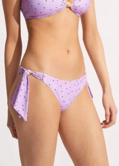Paradise Garden Hipster Tie Side - Lilac Spot -Bikinis Store 40678 960 Lilac 20Spot 4