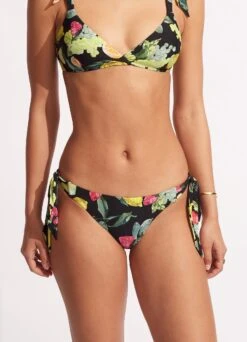 Lemoncello Tie-Side Pant - Black -Bikinis Store 40683 945 Black 3