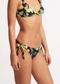 Lemoncello Tie-Side Pant - Black -Bikinis Store 40683 945 Black 4