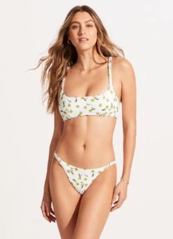 Summer Crush Hipster With Plaited Detail - Soft Olive