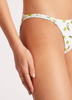 Summer Crush Hipster With Plaited Detail - Soft Olive -Bikinis Store 40689 035 SoftOlive 7