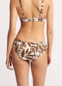 Island In The Sun Loop Tie Side Pant - Ecru -Bikinis Store 40692 946 Ecru 5