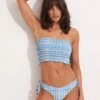 Amalfi Check Loop Tie Side Hipster - Amalfi Blue 2 Amalfi Check Loop Tie Side Hipster - Amalfi Blue -Bikinis Store 40692 951 AmalfiBlue 1