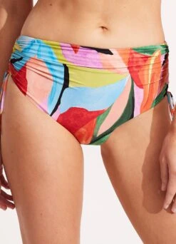 Tropfest Drawstring Hipster - Aquamarine 11 Tropfest Drawstring Hipster - Aquamarine -Bikinis Store 40694 978 Aquamarine 3