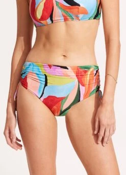 Tropfest Drawstring Hipster - Aquamarine 12 Tropfest Drawstring Hipster - Aquamarine -Bikinis Store 40694 978 Aquamarine 4