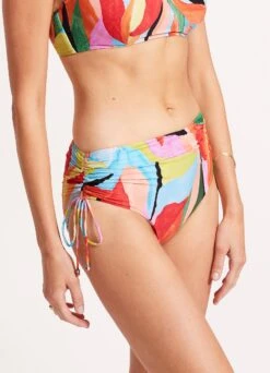 Tropfest Drawstring Hipster - Aquamarine 13 Tropfest Drawstring Hipster - Aquamarine -Bikinis Store 40694 978 Aquamarine 5