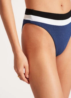 Slice Of Splice High Waisted Bikini Bottom - Ultramarine -Bikinis Store 40697 990 Ultramarin 7
