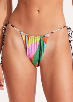 Tropfest Reversible Drawstring Rio Pant - Aquamarine -Bikinis Store 40699 978 Aquamarine 4