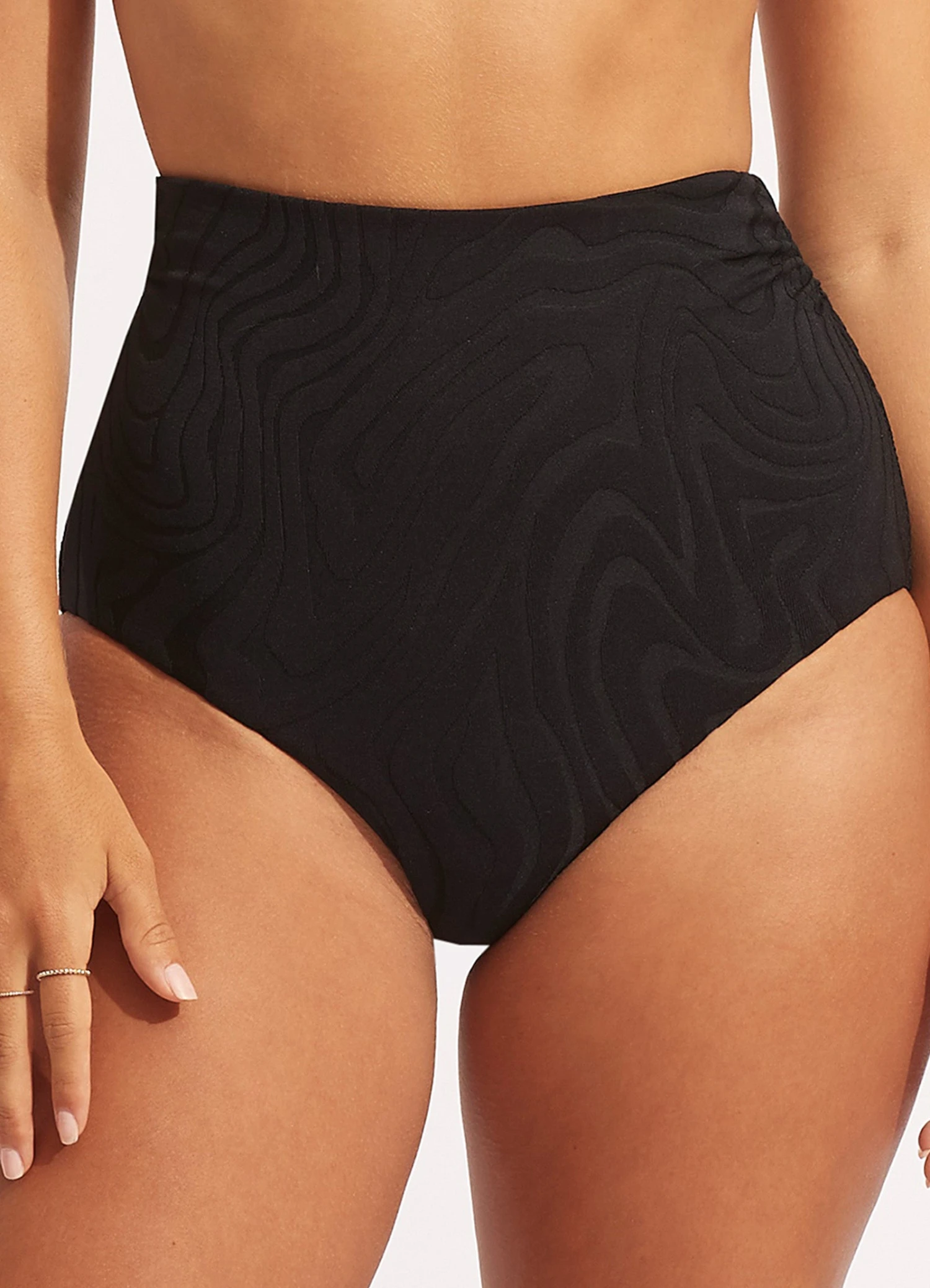 Second Wave High Waist Pant - Black 4 Second Wave High Waist Pant - Black - Image 2