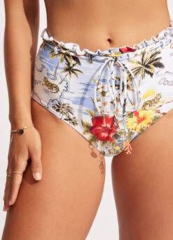 Coast To Coast High Waisted Pant - Powder Blue -Bikinis Store 40705 913 PowderBlue 7