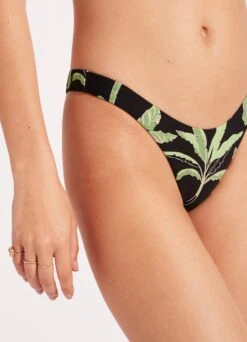 Palm Paradise High Cut Rio Pant - Black -Bikinis Store 40707 028 Black 7