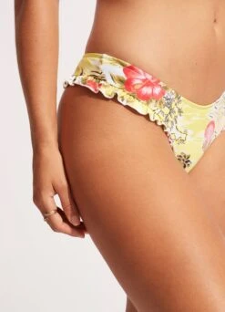 Coast To Coast High Cut Rio Pant - Wild Lime -Bikinis Store 40716 913 Wild 20Lime 7