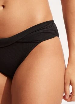 Seafolly Collective Twist Band Hipster -Bikinis Store 44320 942 Black 6