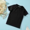 Essential Girls S/S Rash Vest - Black 1 Essential Girls S/S Rash Vest - Black -Bikinis Store 56552 Black 1