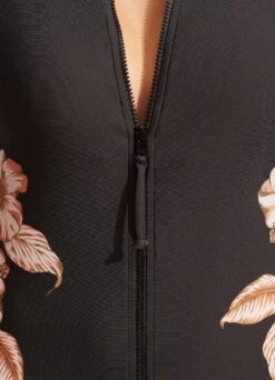 Castaway Long Sleeve Sunvest - Black 11 Castaway Long Sleeve Sunvest - Black -Bikinis Store 60203 980 Black 5