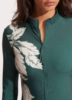 Fleur De Bloom Long Sleeve Sunvest - Evergreen 11 Fleur De Bloom Long Sleeve Sunvest - Evergreen -Bikinis Store 60203 983 Evergreen 5